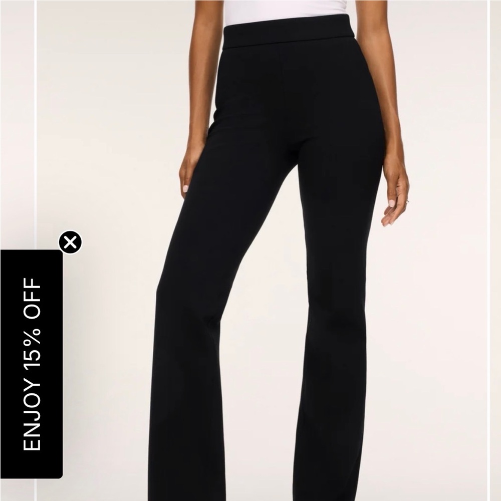 Spanx Black Ponte Bootcut Pants